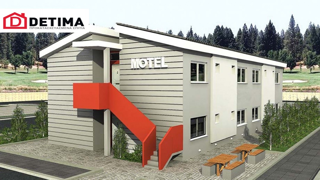 Διώροφο Motel E-394, συνολικής επιφάνειας 394,50 τ.μ.
