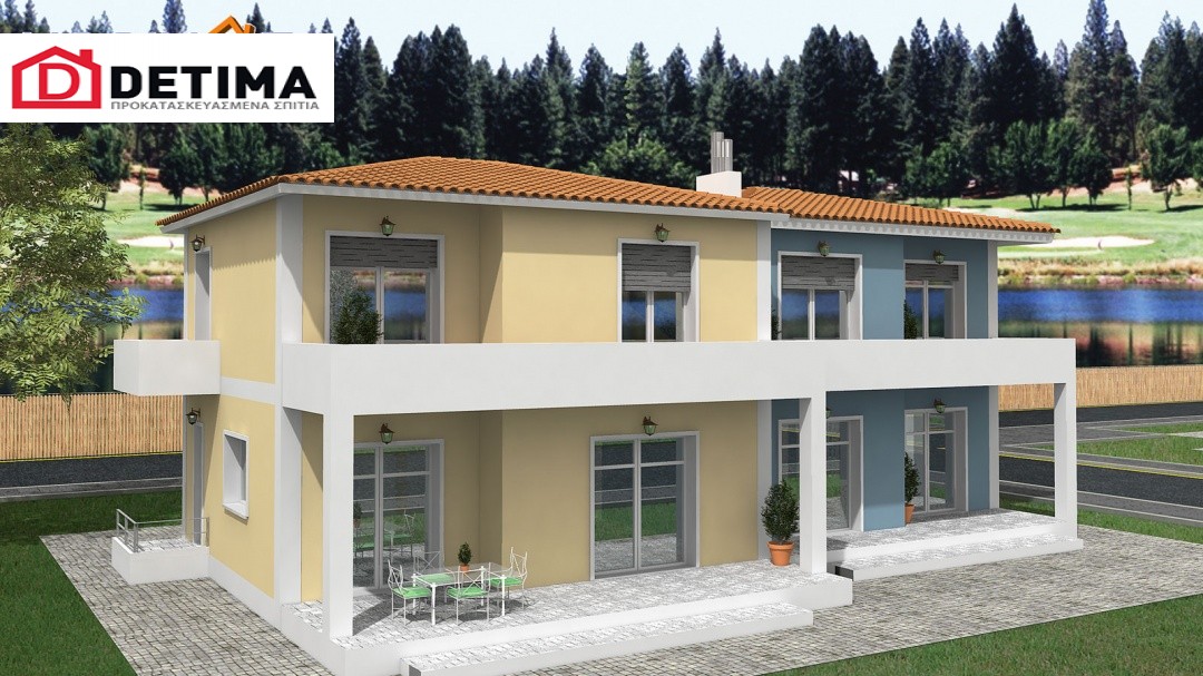 Διώροφη Κατοικία D-115, Συνολικής επιφάνειας 115,20 τ.μ.