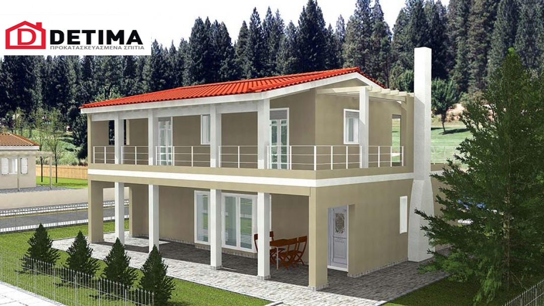 Διώροφη Κατοικία D-131a, συνολικής επιφάνειας 131,50 τ.μ.
