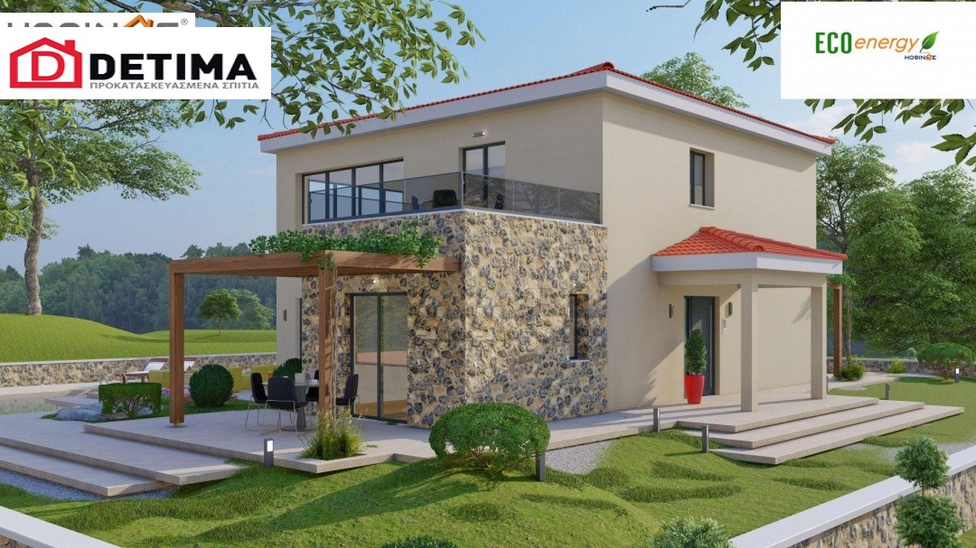 Διώροφη Κατοικία D-183a, Συνολικής Επιφάνειας 183,34 τ.μ.