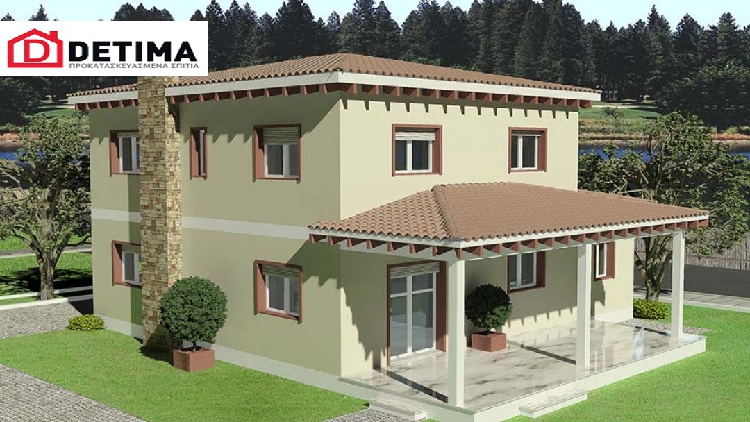 Διώροφη Κατοικία D-181, συνολικής επιφάνειας 181,90 τ.μ.