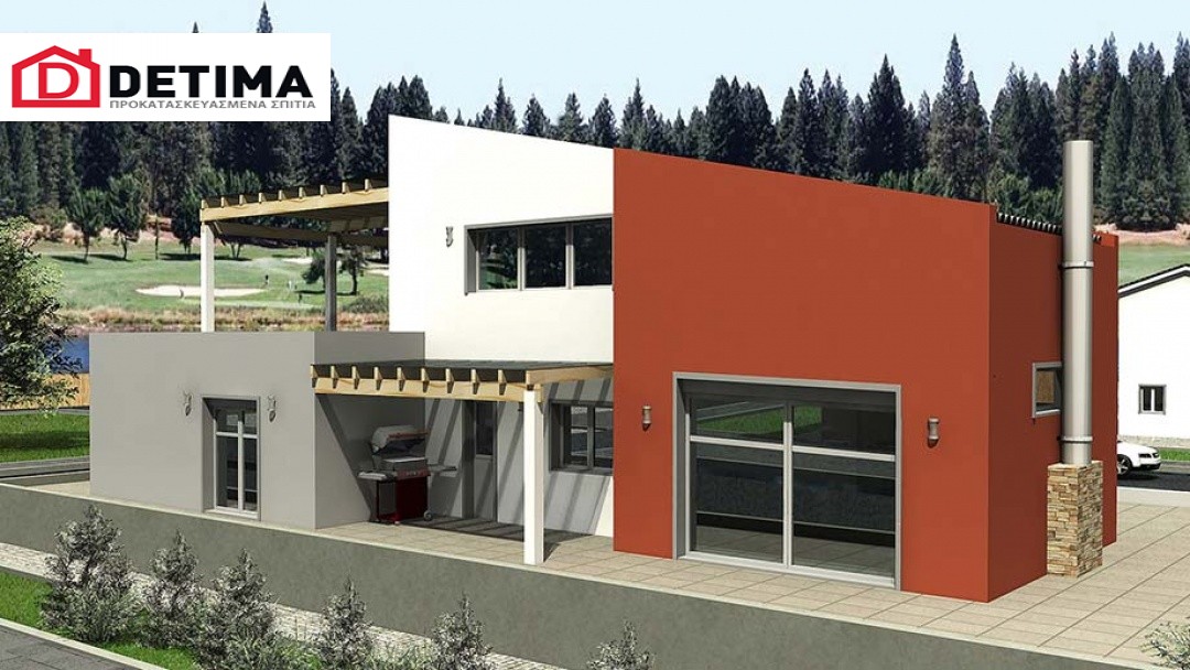 Διώροφη Κατοικία D-206, συνολικής επιφάνειας 206,30 τ.μ.