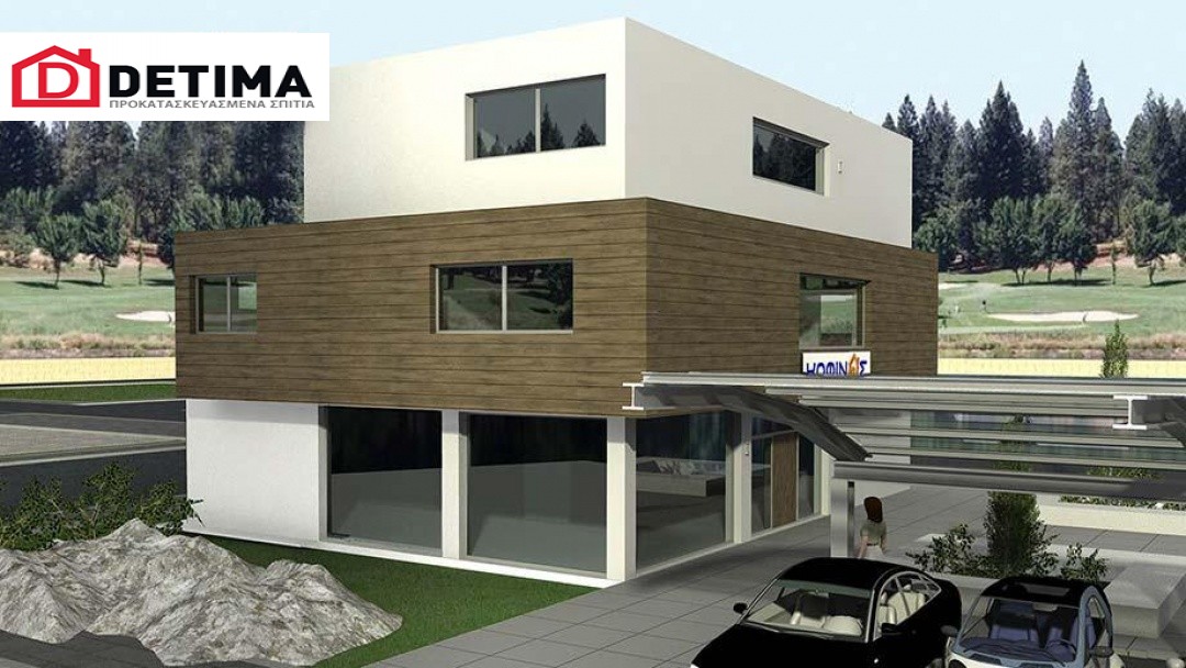 Τριώροφο Κτήριο Γραφείων με Αίθριο Ε-436, συνολικής επιφάνειας 436,30 τ.μ.
