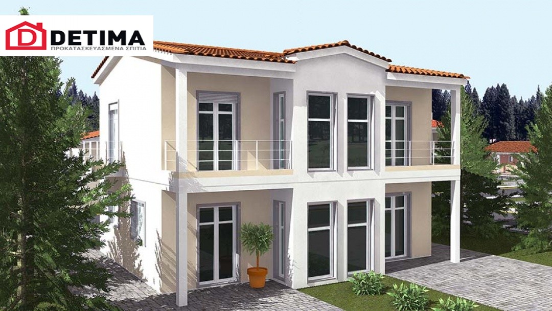 Διώροφη Κατοικία D-128, συνολικής επιφάνειας 128,40 τ.μ.
