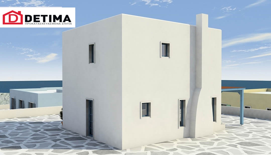 Διώροφη Κατοικία D-84, συνολικής επιφάνειας 84,70 τ.μ.